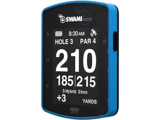 IZZO Swami KISS 2.0 Handheld Golf GPS Ragnefinder with Integrated Magnets - Blue