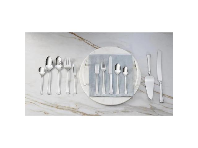Lenox Portola 5 Piece Dishwasher Safe Hostess Set, Polished Finish, Silver