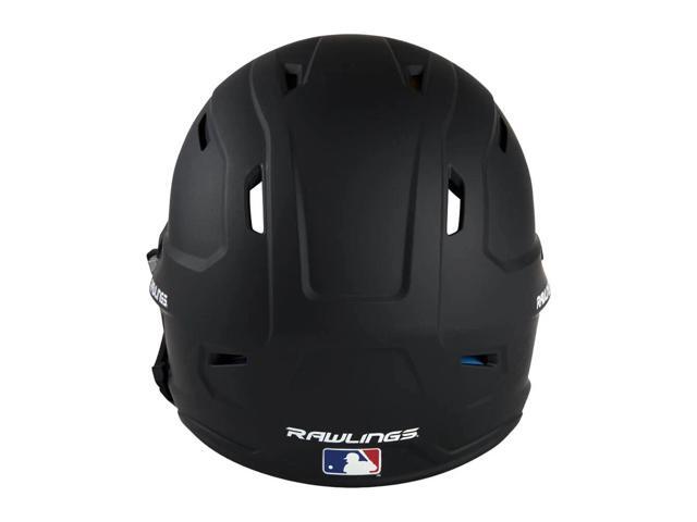 Rawlings Mach Adjust Baseball Batting Helmet, JR (6 3/8 - 7 1/8) Matte Black