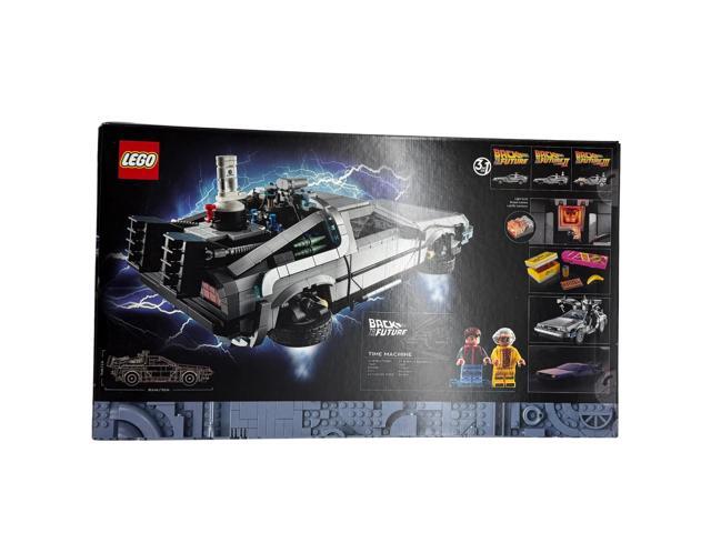 LEGO Icons Back to the Future Time Machine Model Car Building Kit, 1872 PCS, 18+