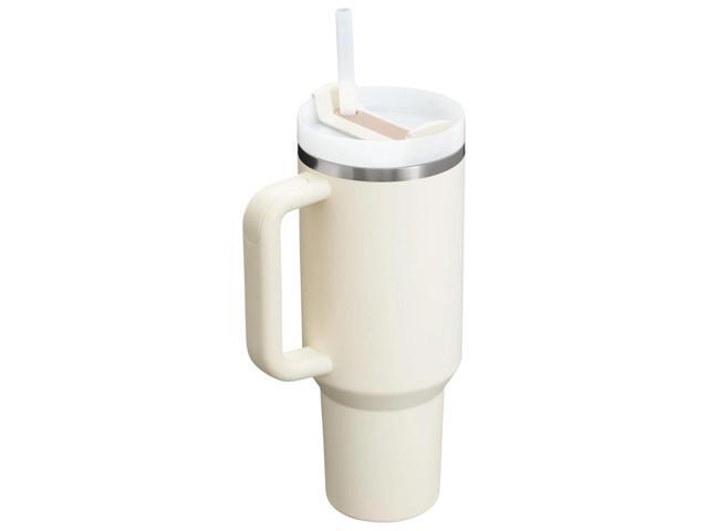 STANLEY Quencher H2.0 Flowstate 3-Position Straw Lid Tumbler 40oz, Cream 2.0