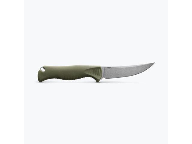 Benchmade Meatcrafter 4' Hunting and Cutlery Knife, Dark Olive Santoprene Handle