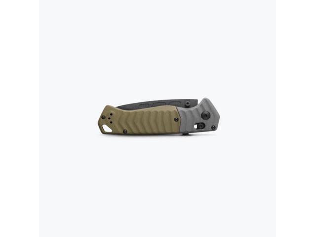 Benchmade 593BK PSK Folding 3.45 Inches Knife with Gray & OD Green G10 Handle