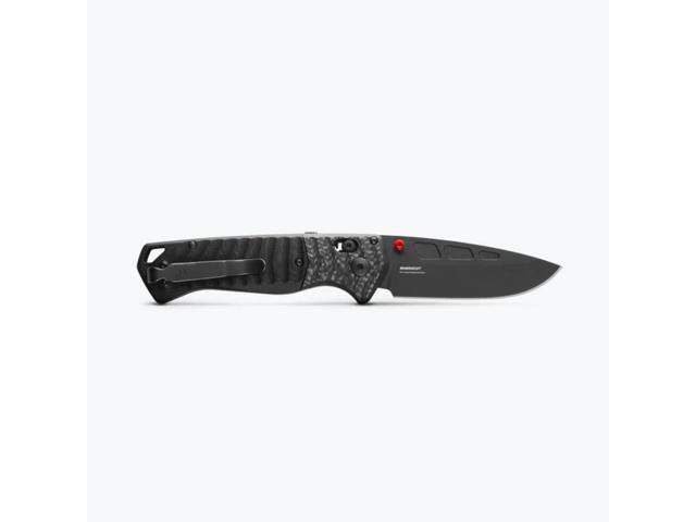 Benchmade 593BK-01 PSK Folding Knife with Carbon Fiber & Black G10 Handle