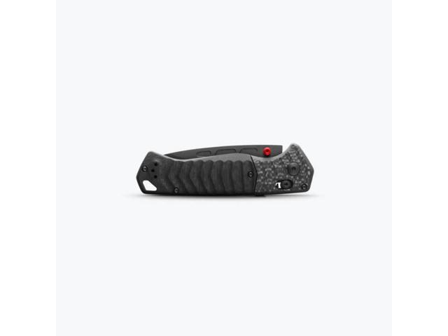 Benchmade 593BK-01 PSK Folding Knife with Carbon Fiber & Black G10 Handle