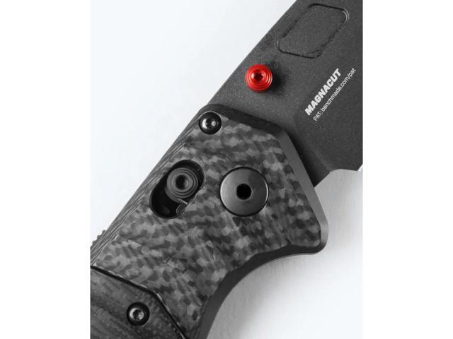 Benchmade 593BK-01 PSK Folding Knife with Carbon Fiber & Black G10 Handle