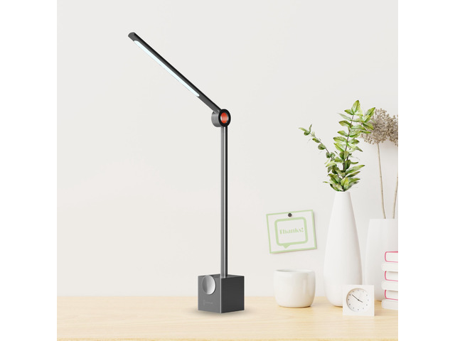LINKSTYLE LIGOE Desk Lamp for Office, 5000K Lumens Smart LED Desk Light with Adjustable Brightness, Eyes Protection Light & APP Controls
