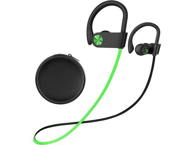 Stiive Bluetooth Headphones, Wireless Sports Earbuds IPX7 Waterproof with Mic, Stereo Sweatproof in-Ear Earphones, Noise Cancelling Headsets for.