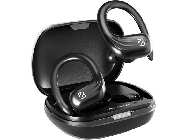Back Bay Audio Runner 60 Wireless Running Earbuds, 80 Hour Long Battery Life Over The Ear Earbuds with EarHooks, Wrap Around Earphones Wireless...
