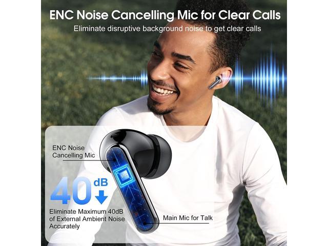 Wireless Earbuds, 2023 Bluetooth 5.3 Headphones HiFi Stereo, 40H Playtime in-Ear Earbud, Bluetooth Earbuds with LED Power Display, IP7 Waterproof...