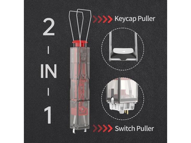 P10 2-in-1 Switch Puller Keycap Puller for Mechanical Keyboard, 304 Stainless Steel Key Switch Keycap Puller, Easily Remove and Replace Gaming...