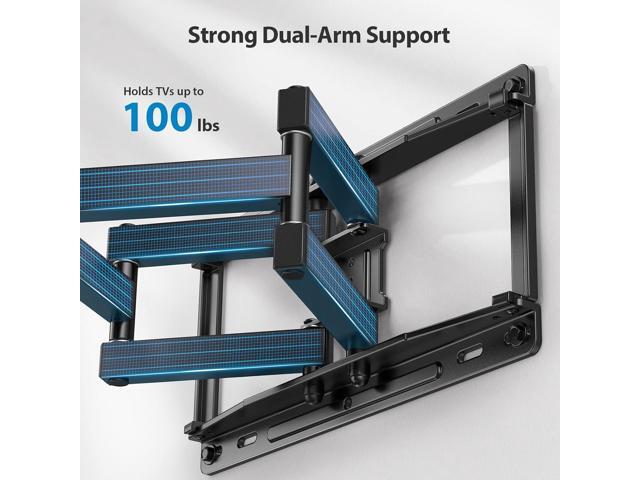 Pipishell Full Motion TV Wall Mount for Most 37-75 inch TVs, Wall Mount Bracket with Dual Articulating Arms, Swivel, Tilt, Max VESA 600x400mm up to...