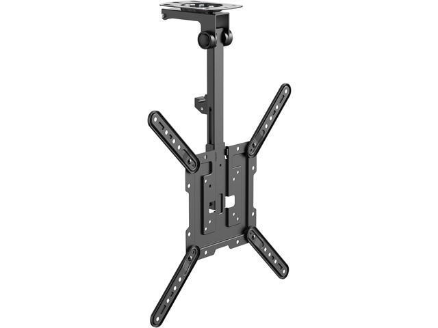 Mount Plus CM344 Flip Down TV and Monitor Roof Ceiling Swivel Mount Fits Flat TV 23 to 55 Inches VESA Compatible 200x200, 400x400 Height...