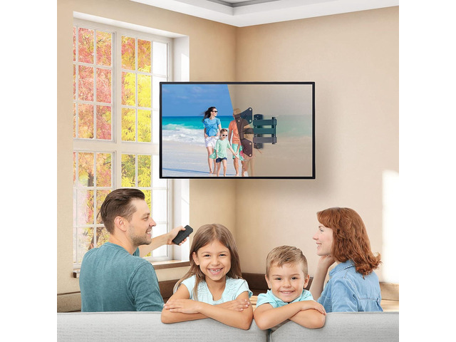 TV Wall Mount for 13-42 Inch Flat or Curved TVs & Monitors, Full Motion TV Wall Mount with Articulating Arms Swivel Tilt Extends, Corner tv Bracket...