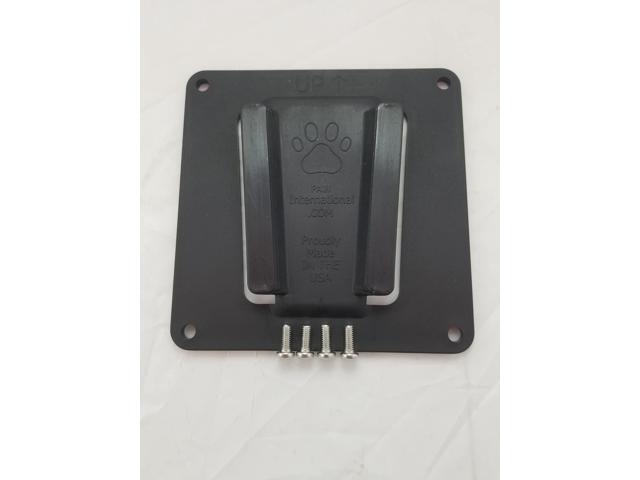 PAW International RV TV Bracket Black 3 Piece Set 1-Polymer TV Bracket (VESA 100x100mm) 2-Black Polymer Wall Mounts