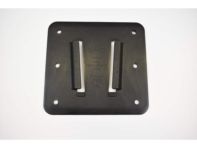PAW International RV TV Bracket Black 3 Piece Set 1-Polymer TV Bracket (VESA 100x100mm) 2-Black Polymer Wall Mounts