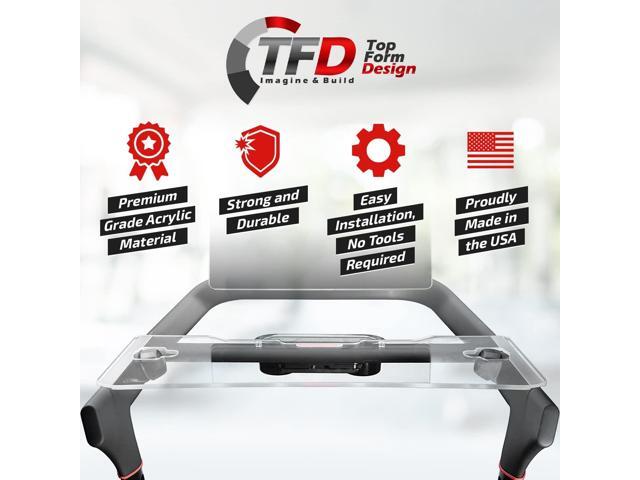 TFD The Tread Tray 2.0 Compatible with Peloton Tread (Does NOT FIT Tread Plus), Made in USA Walking Desk Attachment Holder for Laptop, Tablet,...