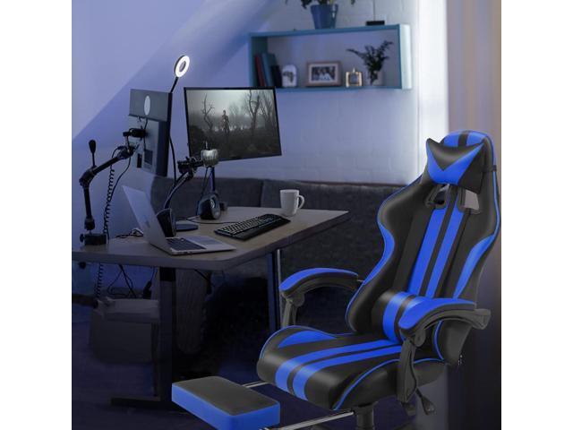 Ferghana Gaming Chairs with Footrest,Computer Game Chair,Massage Gaming Chairs,Christmas,Xmas Gift,PC Gaming Chairs for Adults Teens for Gaming...