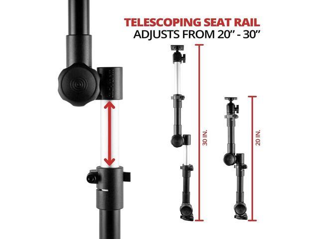 Heavy Duty Tablet Truck Mount Telescoping 20'-30' Seat Rail Mount Works with Most Trucks and Vehicles with Accessible Floor Bolt