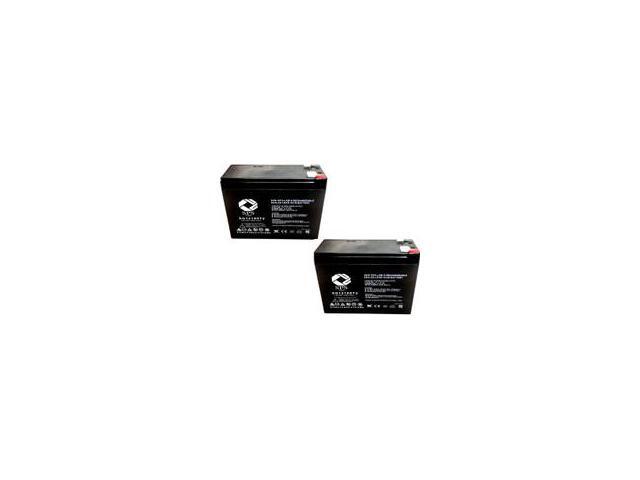 SPS Brand 12V 10Ah Replacement Battery for Currie Sams Club Lightning FS Scooter (2 Pack)