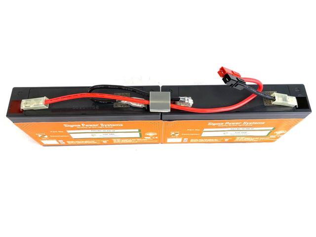 SPS Brand 24V 9Ah Replacement RBC18 Battery Cartridge for SC450RMI1U (2 Pack)