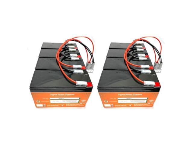 SPS Brand 24V 14Ah Replacement RBC12 Battery Cartridge for APC NS3000RMT3U UPS System