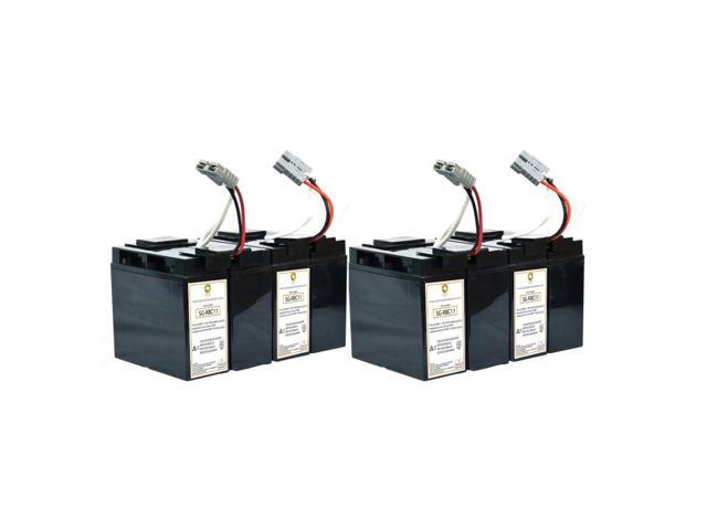 SPS Brand 24V 18Ah Replacement for APC SmartUPS SU2200XLTX153 RBC11 Battery Cartridge (2 Pack)