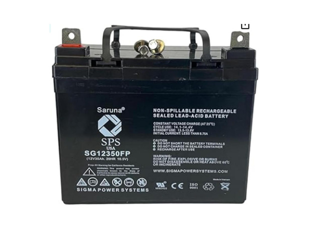 SPS Brand 12V 35Ah Replacement battery (SG12350) for Electric Mobility Rascal MWD Power Chair Wheelchair