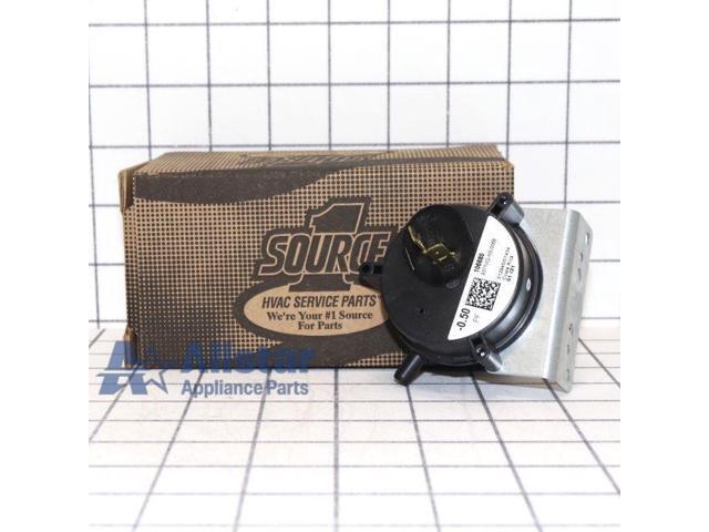YORK S1-024-35271-000 Pressure Switch,-0.5' WC,Close-On Fall