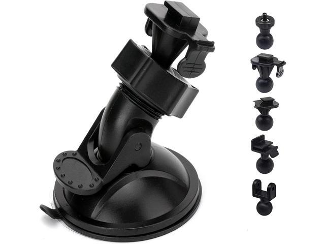 S10 Suction Cup Dash Cam Mount Holder with 6+pcs Joints for Rove APEMAN CHORTAU Roav Nexar YI Old Shark KDLINKS Falcon Zero. Most Car Dash Cameras