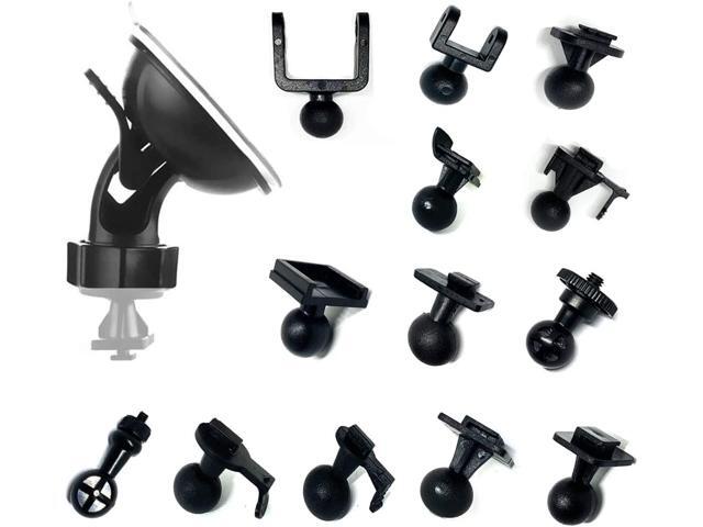 Dash Camera Suction Cup Mount Dashcam Mounts Holder with 13 Ball Joints Adapter for Vehicle Video Recorder Windshield & Dashboard for Dash Car DVR...