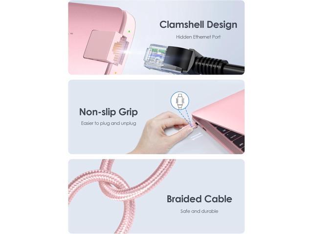 LENTION Ultra-Thin USB C Hub with Ethernet, 4K HDMI, USB 3.0/2.0, Card Readers & PD Adapter for 2023-2016 MacBook Pro 13/14/15/16/M1/M2, New Mac...