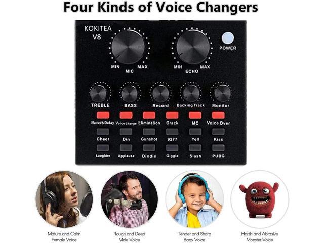 Podcast Equipment Bundle, BM-800 Podcast Microphone bundle with v8 Sound Card, Condenser Studio Microphonefor Laptop Computer Vlog Living Broadcast...