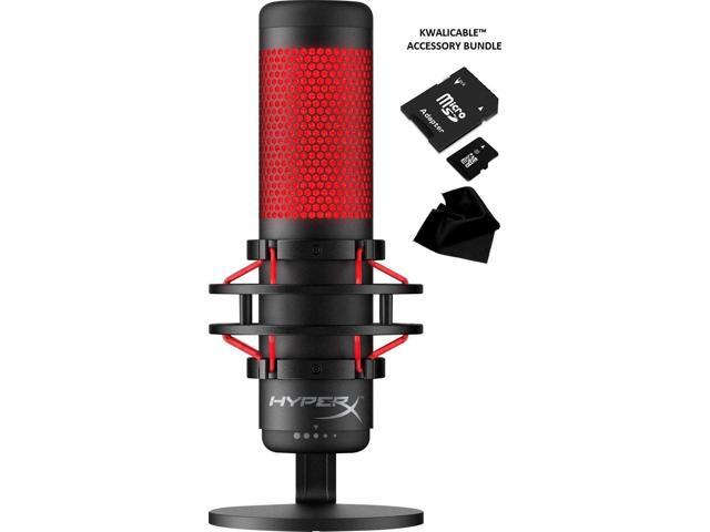Newest HyperX - QuadCast USB Multi-Pattern Electret Condenser Microphone 2020 Edition for PS4, PC and Mac Pop Filter Anti-Vibration Shock...