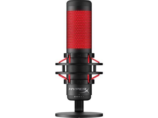 Newest HyperX - QuadCast USB Multi-Pattern Electret Condenser Microphone 2020 Edition for PS4, PC and Mac Pop Filter Anti-Vibration Shock...