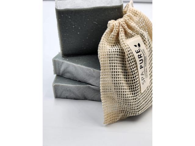 Spa Pure Aromatherapy Luxury Soap, made with plant based ingredients, essential oils, all natural, 4.5 oz each (Eucalyptus Menthol)