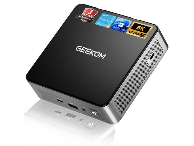 GEEKOM Mini PC Air12, Intel PT7505 (up to 3.5GHz), 8GB RAM (Upgradeable) 512GB M.2 SSD, 3-Year Warranty, Industrial Metal Mid-Frame, 8K & Triple 4K.