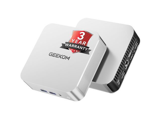 GEEKOM A8 Mini PC with AMD Ryzen 7 8745HS (Beats 6800H), 16GB DDR5 RAM (Upgradable, Not LPDDR) 1TB NVMe SSD, Windows 11 Pro Desktop Computer for.