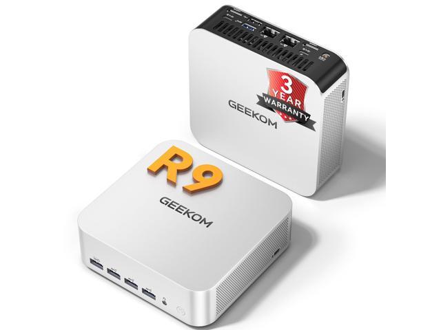 GEEKOM [2026 Edition] Mini PC AI A7 MAX with AMD Ryzen 9 7940HS 16GB DDR5(Not LPDDR) & 1TB SSD(Expandable) Desktop Mini Computers for.