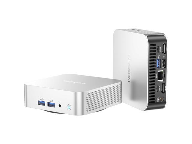 GEEKOM A6 Mini PC with AMD Ryzen 7 6800H, 16GB DDR5 RAM (Upgradable, Not LPDDR), 1TB PCIe 4.0 NVMe SSD, Compact Aluminium Design Windows 11 Pro...