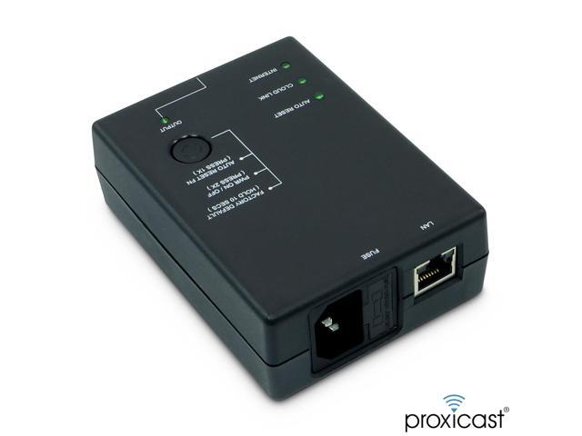 ezOutlet5 - Internet Enabled IP & Wi-Fi Remote Power Switch with Automatic Reboot - iOS Android Cloud Web Controllable - Single AC Power...