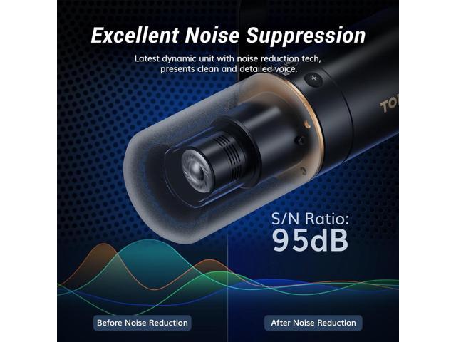 TONOR Dynamic Microphone, XLR/USB Microphone for Podcast, Recording, Streaming, Gaming, XLR Cardioid Studio Mic with Quick Mute, 3.5mm Headphone...