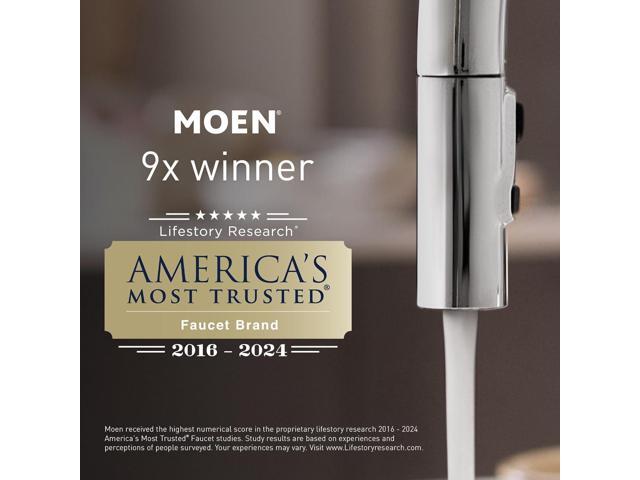 Moen Oil Rubbed Bronze One-Function Eco-Performance Shower Head, 6303EPORB