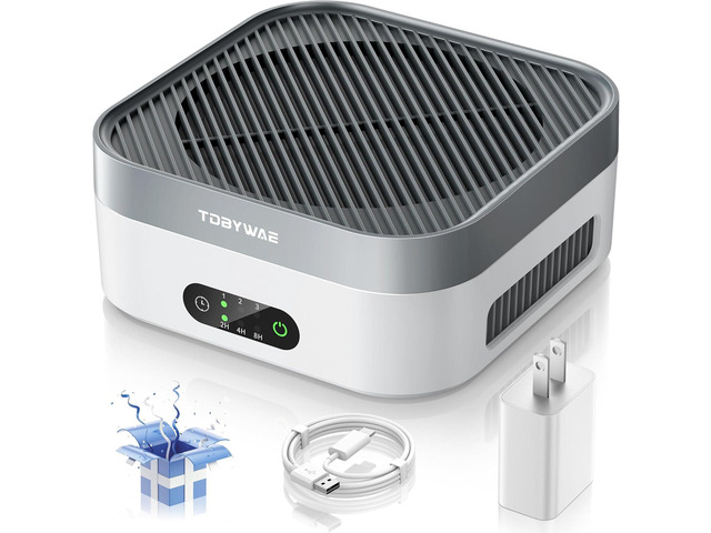 Air Purifier for Home True HEPA Filter for Pets, Smoke & Allergies 600 Sq Ft Coverage Ultra-Quiet & Portable for Bedroom/Travel