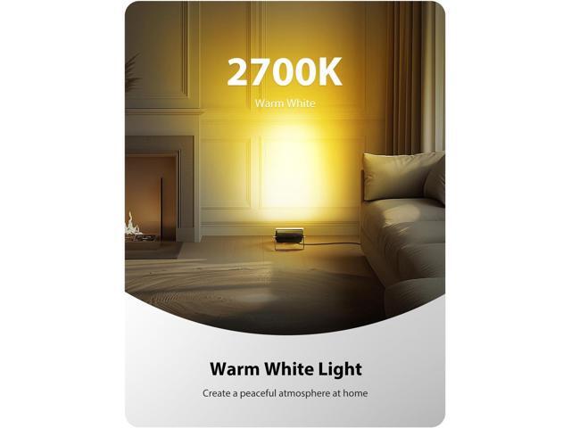 Onforu 2 Pack RGBW LED Flood Light 800W Equivalent, 100W Color Changing Floodlight with 44 Keys Remote, 2700K Warm White IP66 Waterproof Spot...