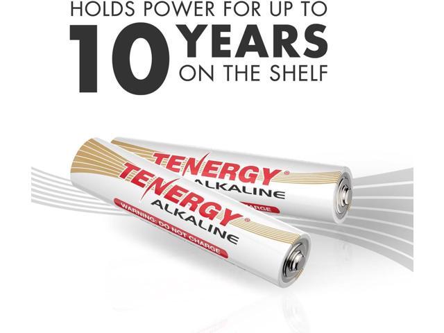 Tenergy 60 Pack Alkaline Batteries, 24 Pack AA Batteries, 24 Pack AAA Batteries, 4 Pack C Size, 4 Pack D Size, and 4 Pack 9V Size Batteries for...