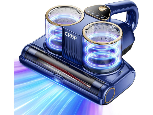 CFBF Mattress Bed Vacuum Cleaner with 16Kpa Suction & 253.7nm UV-C Light