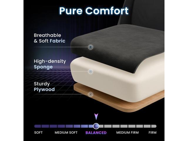 N-GEN GAMING Video Gaming Chair Office Computer Desk Use Ergonomic Reclining Backrest Adjustable Armrests Lumbar Support Footrest High Density Foam...