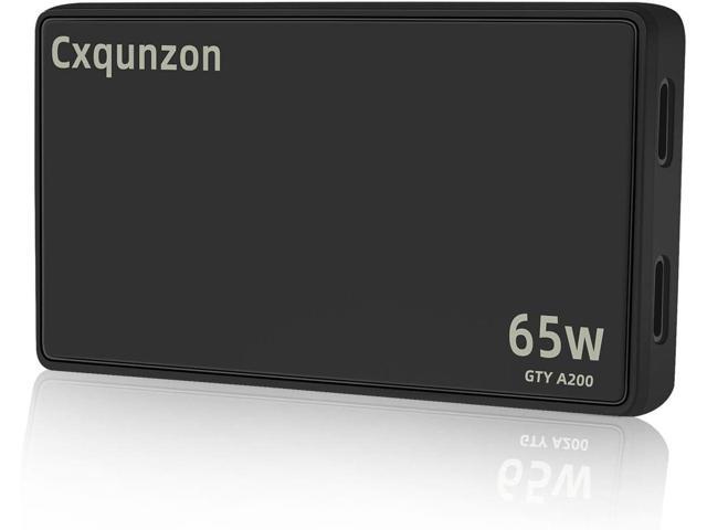 65W USB C Charger Flat, Slim GaN Compact Fast PPS Wall Charger for Nintendo Switch 2,Steam Deck, ROG Ally,iPhone 17/16/15/14, MacBook Air, iPad...