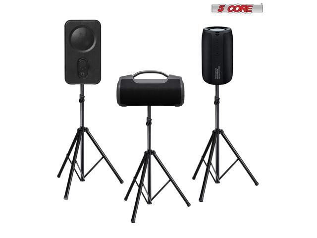 5 Core 2 Pieces PA Speaker Stands Adjustable Height Professional Heavy Duty Tripod Mounting Bracket; Pieces Carrying Bag; Extend from 40 to 72...